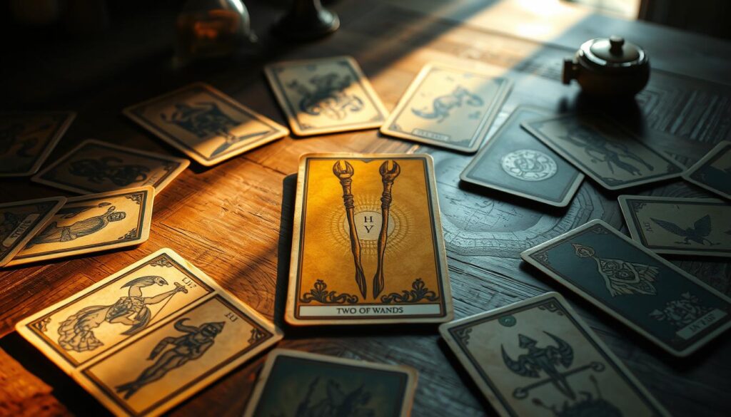 Двойка Жезлов в Таро