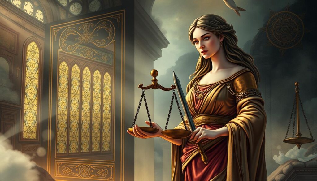 Карта Справедливість у Таро
