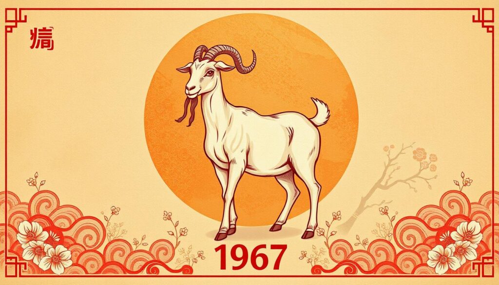 Китайський зодіак Коза 1967 рік